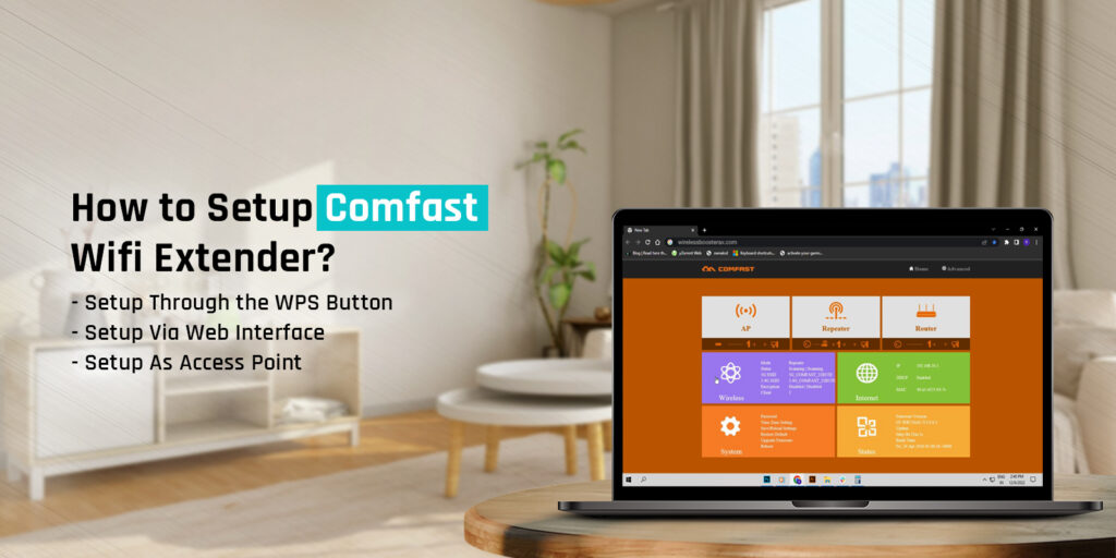 How to Setup Comfast Wifi Extender?