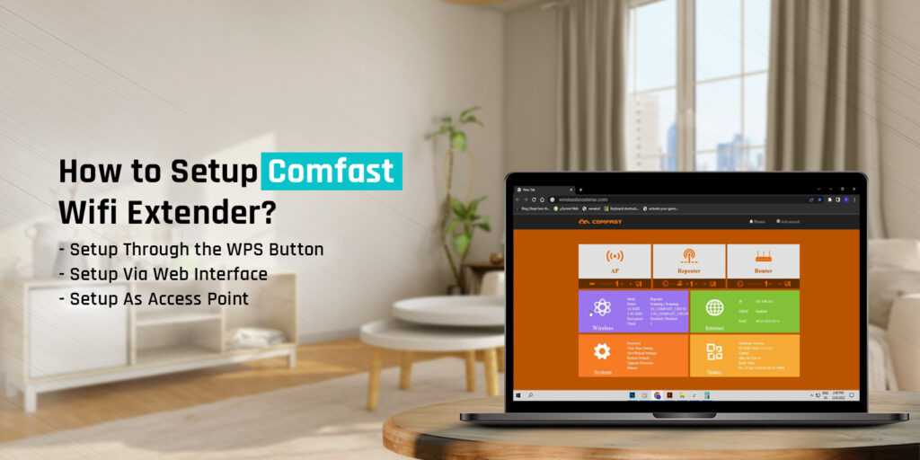 Comfast Wifi Extender Setup