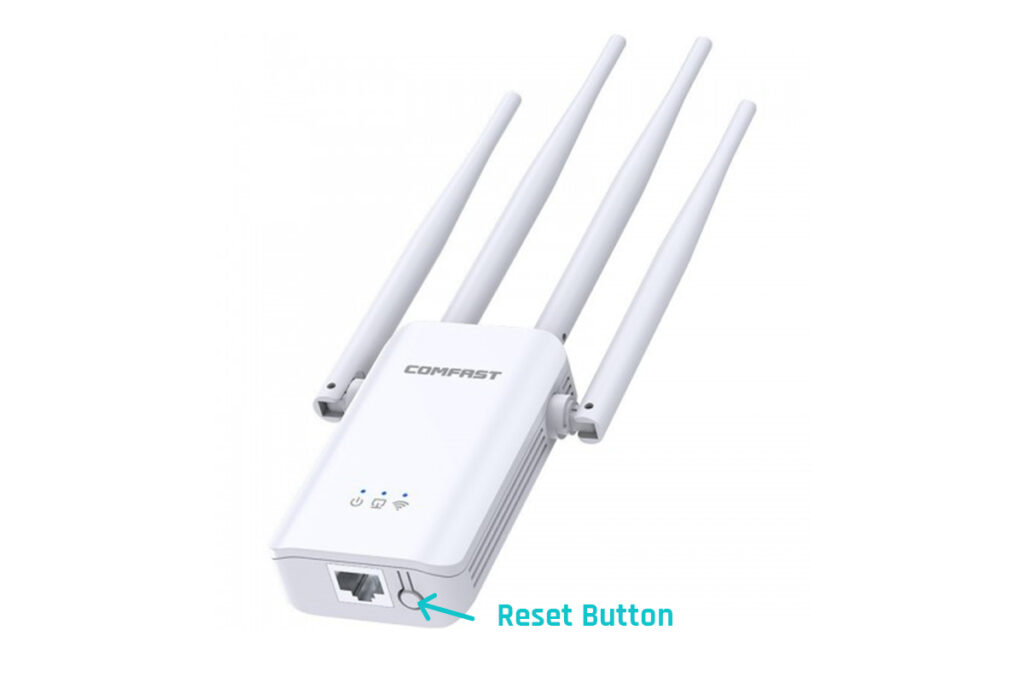 Reset the Comfast Wifi Extender