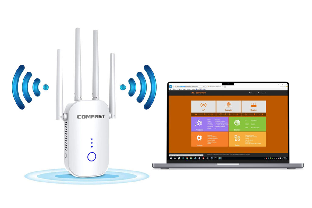 Connect Comfast Extender to Windows/Mac