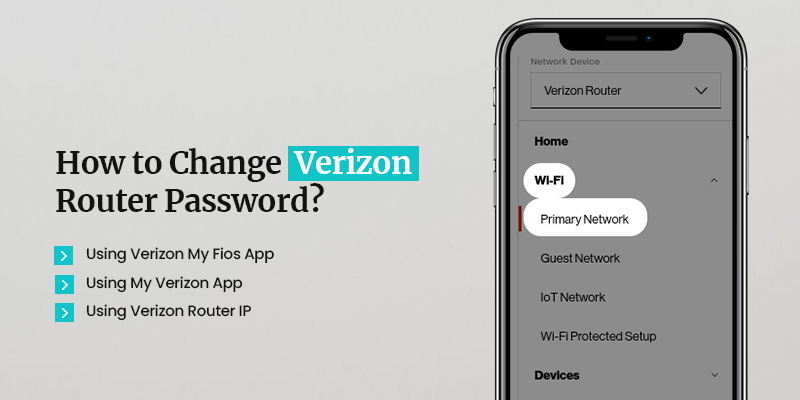 Change Verizon Router Password