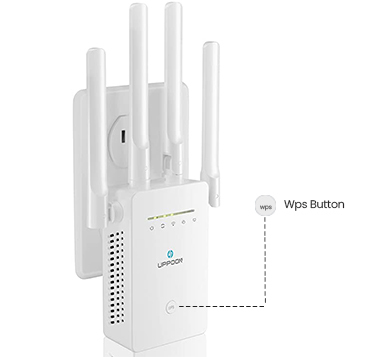 Uppoon Wifi Extender Setup Using the WPS Button​