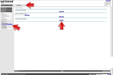 Reset Orbi Router Through User Interface