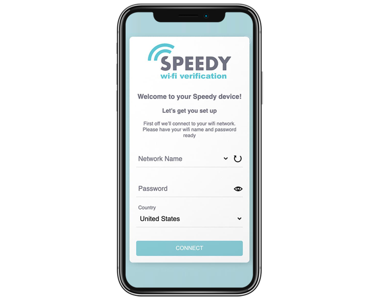 Speedy WiFi App Login​