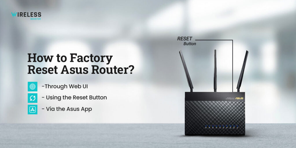 How to Factory Reset Asus Router?