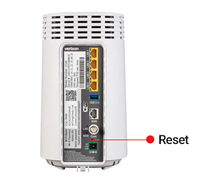 Reset the Verizon Router